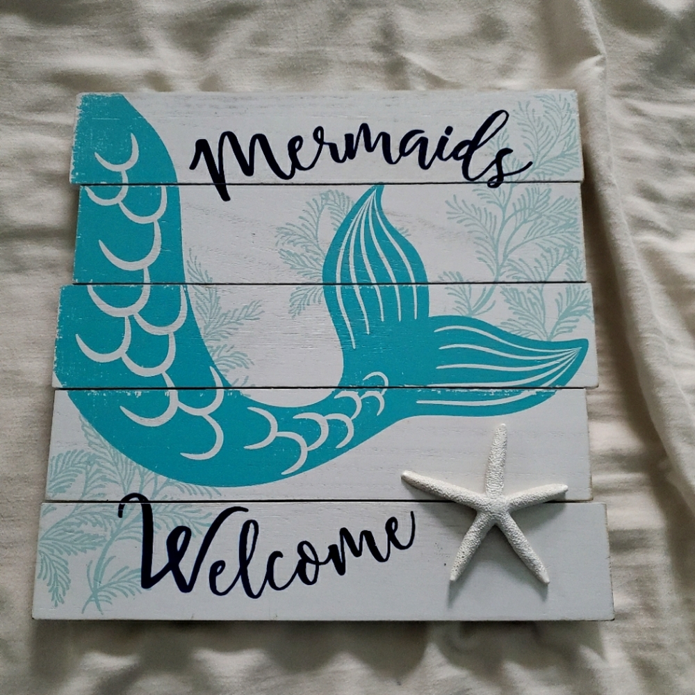 Welcome Mermaid sign